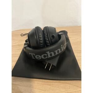 Technics EAH-DJ1200 Professional DJ Headphones Black w/ Cable & Pouch Excellent